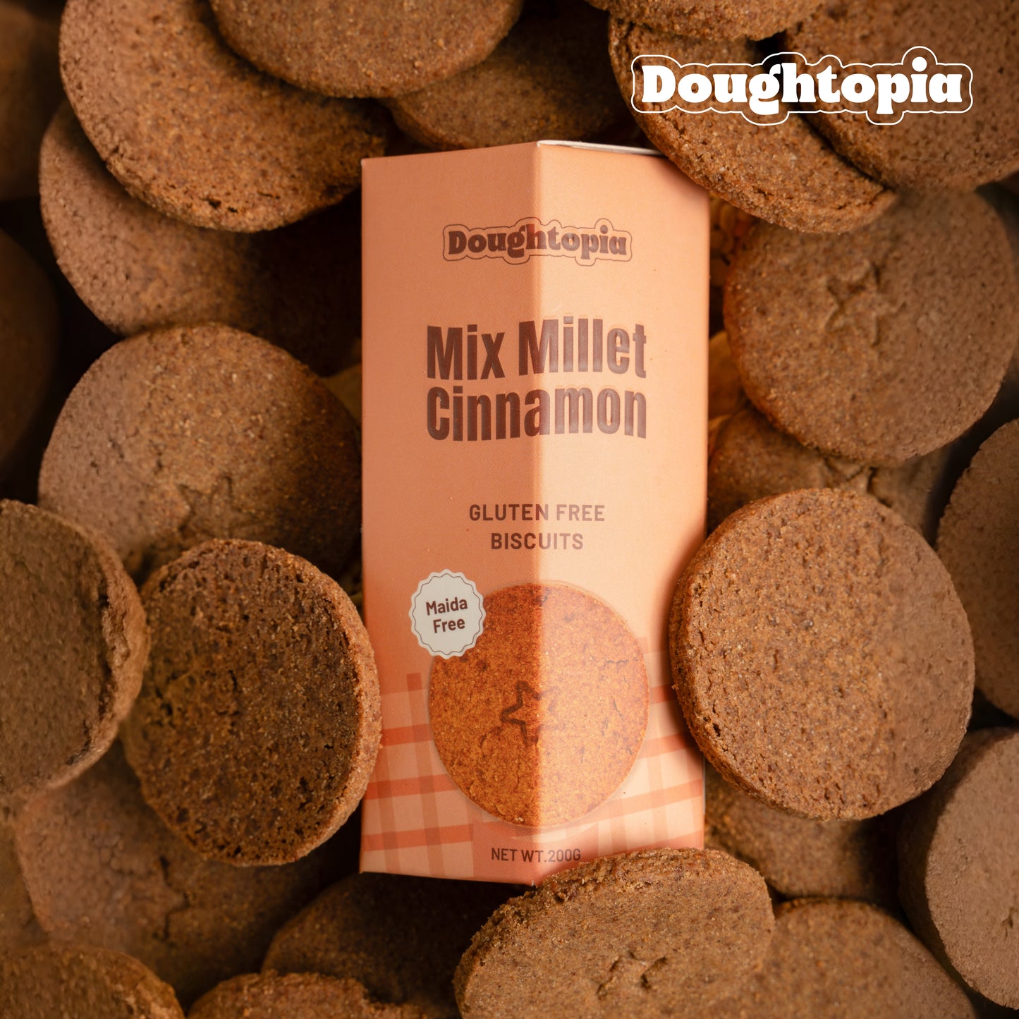 Mixed Millets Cinnamon Biscuits