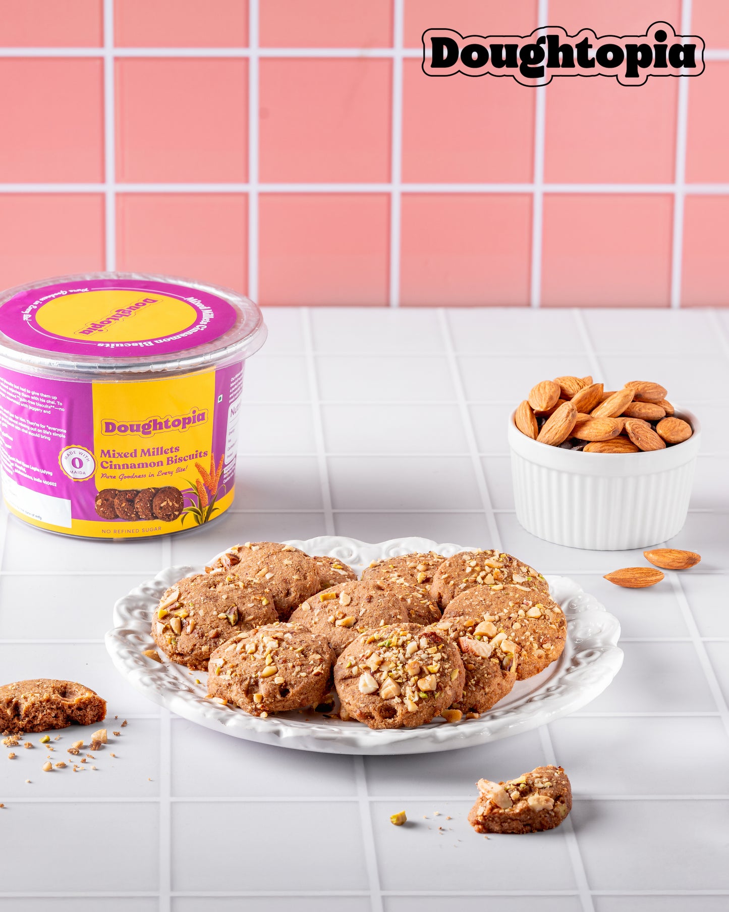 Mixed Millets Cinnamon Biscuits