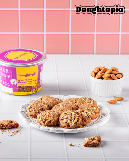 Mixed Millets Cinnamon Biscuits
